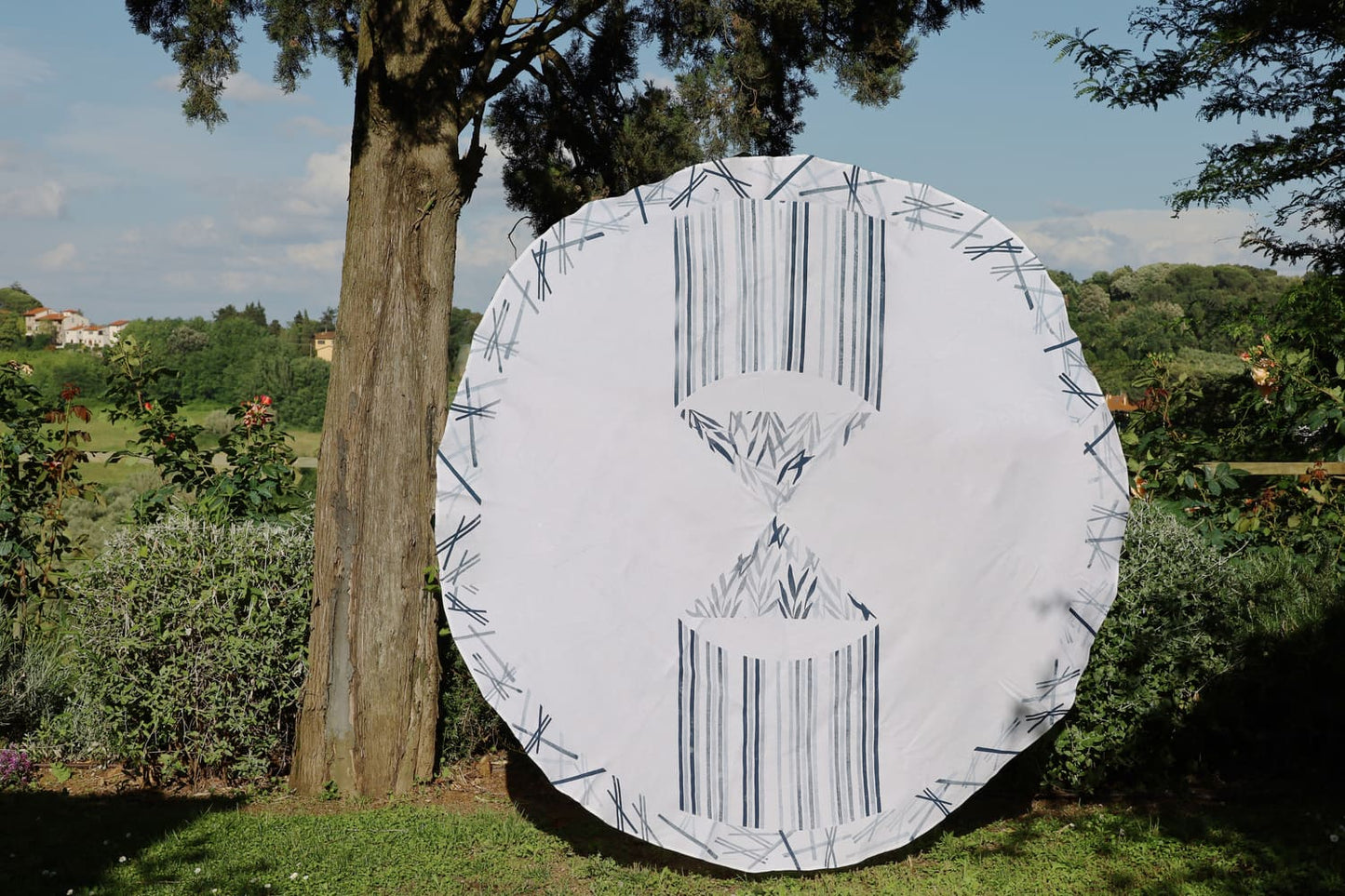 «Pianta da blu» tablecloth